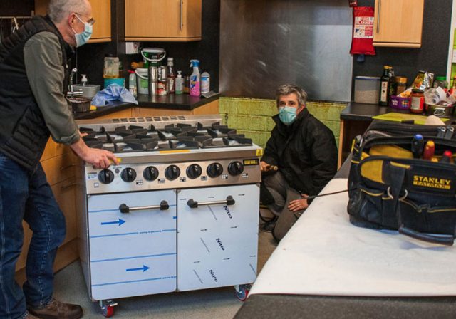 The new oven at Baggator