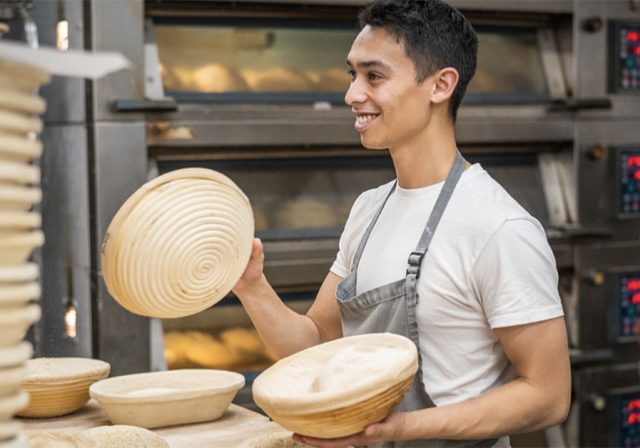 Making bread at The Loaf