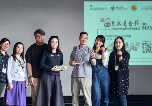 Participants in the first Hong Kong Food Festival in Bristol