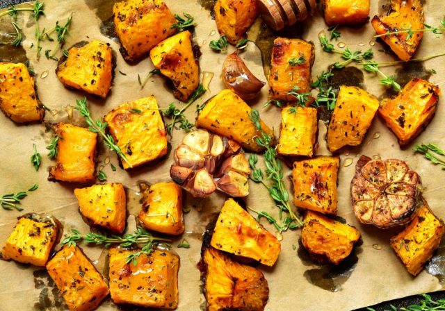 Roasted pumpkin