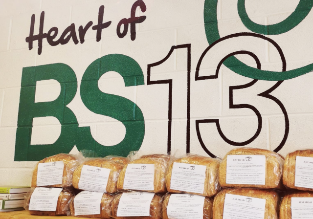 Heart of BS13 loaves of bread