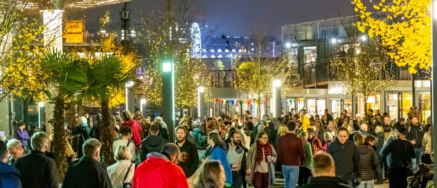 Shopping at Wapping Wharf (photo credit Jon Craig)
