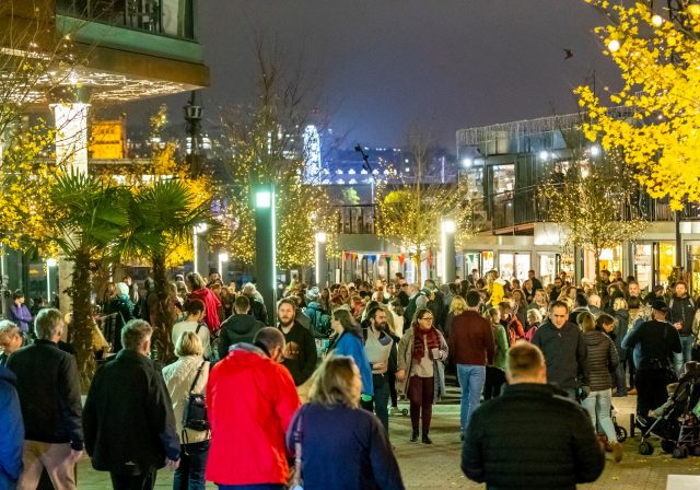 Shopping at Wapping Wharf (photo credit Jon Craig)
