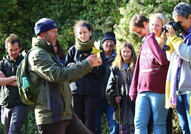 Steve England foraging