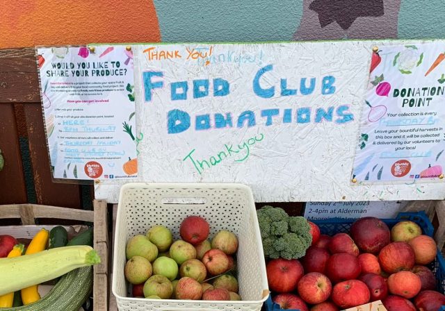 Bountiful Bristol donated vegetables