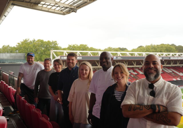Anti banquet chefs at Ashton Gate
