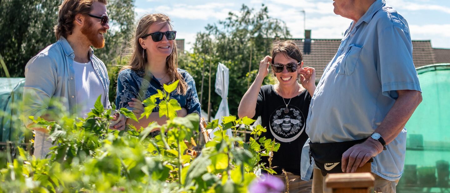 by Guy Manchester of the Alive Dementia-friendly Allotment photographed at the Get Growing Garden Trail last year.